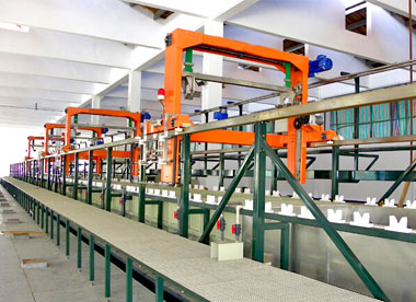 龍門(mén)式滾掛鍍鋅電鍍線