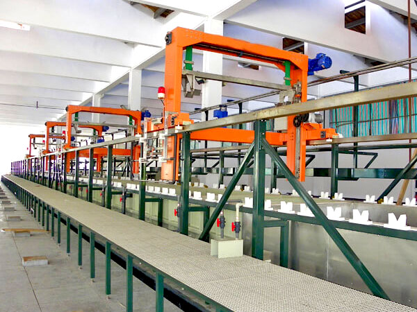 龍門(mén)式滾掛鍍鋅電鍍線 龍門(mén)式滾掛鍍鋅電鍍線