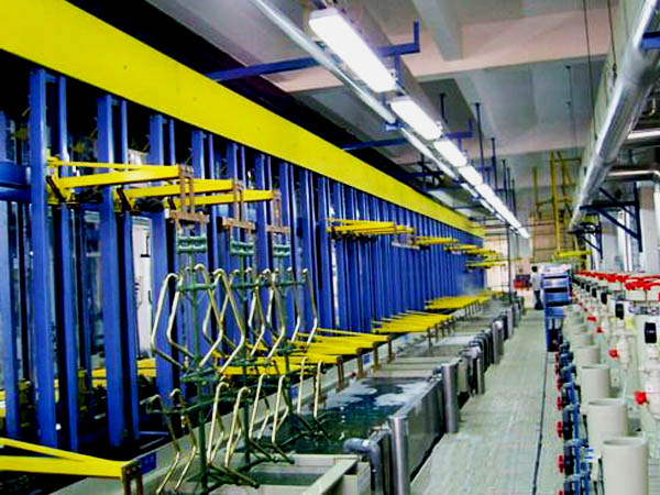 垂直升降式掛鍍生產線 垂直升降式掛鍍生產線